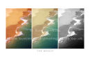 'the beach', triptych